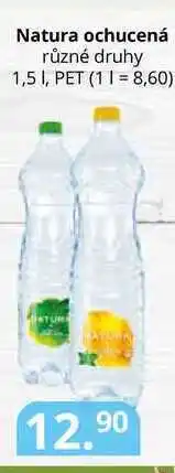 Potraviny CZ Natura ochucená různé druhy 1,5l nabídka