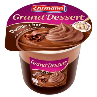 Rohlik.cz Ehrmann grand dessert puding dezert se šlehačkou double choc nabídka