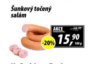 ZEMAN Šunkový točený salám nabídka