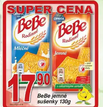 Bebe jemné sušenky