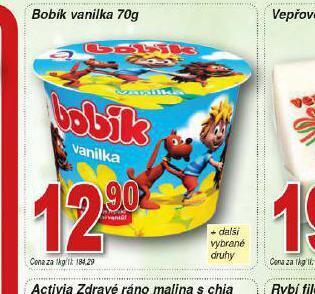Lidl Bobík vanilka nabídka