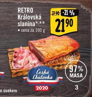 Jip Královská slanina nabídka