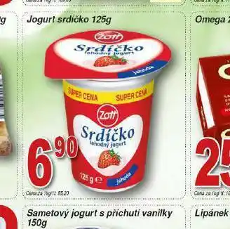 Lidl Jogurt srdíčko nabídka
