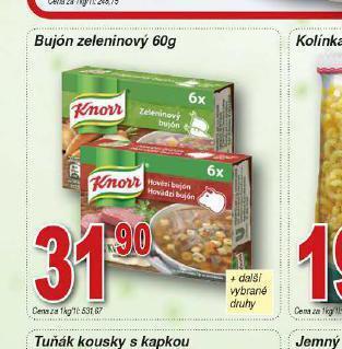 Lidl Knorr bujon zeleninový nabídka