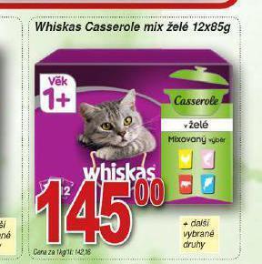Lidl Whiskas casserole mix želé nabídka