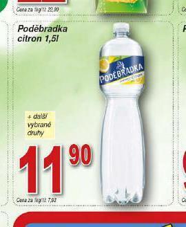 Lidl Poděbradka citron nabídka