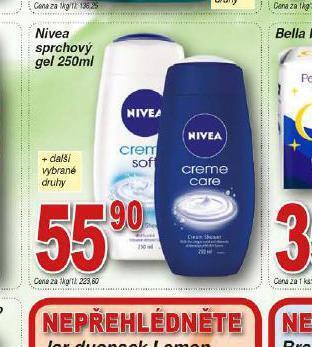 Lidl Nivea sprchový gel nabídka