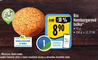 Jip Bio hamburgerová bulka nabídka