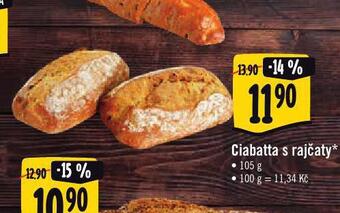 Jip Ciabatta s rajčaty nabídka