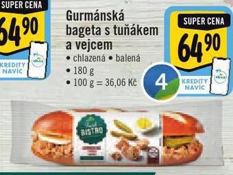 Gurmánská bageta s tuňákem a vejcem