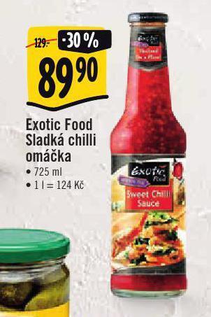 Jip Exotic food sladká chilli omáčka nabídka