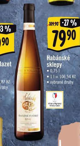 Jip Habánské sklepy nabídka
