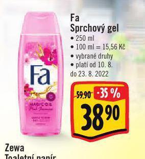 Albert Fa sprchový gel nabídka