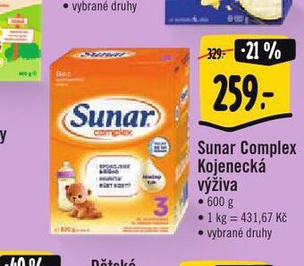 Jip Sunar kojenecká výživa nabídka