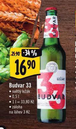 Albert Pivo budvar 33 nabídka