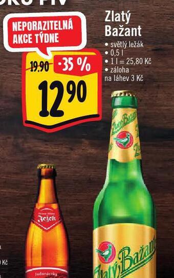 Albert Pivo zlatý bažant nabídka