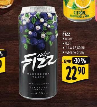 Albert Fizz cider nabídka