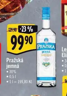 Albert Pražská jemná vodka nabídka
