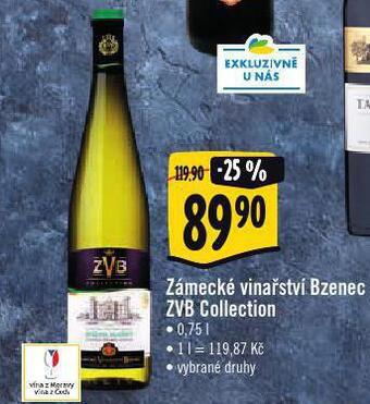Albert Zámecké vinařství bzenec nabídka