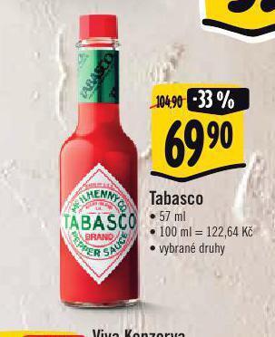 Albert Tabasco nabídka
