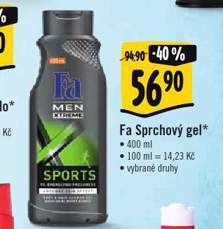 Albert Fa sprchový gel nabídka