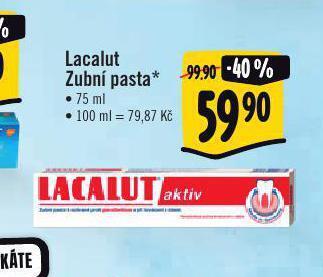 Albert Lacalut zubní pasta nabídka