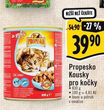 Albert Propesko kousky pro kočky nabídka