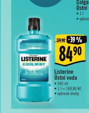 Albert Listerine ústní voda nabídka