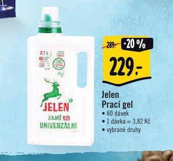 Albert Jelen prací gel nabídka