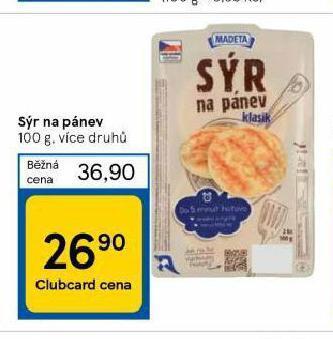 Tesco Sýr na pánev nabídka