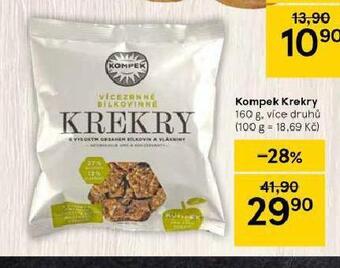Tesco Kompek krekry nabídka