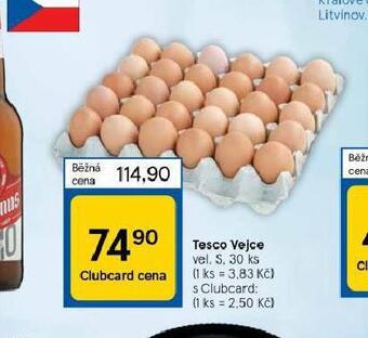Tesco Vejce nabídka
