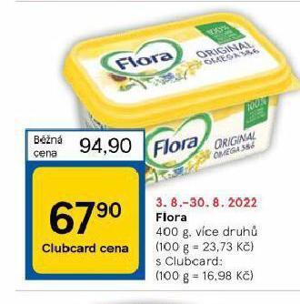 Tesco Flora nabídka