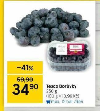 Tesco Borůvky nabídka