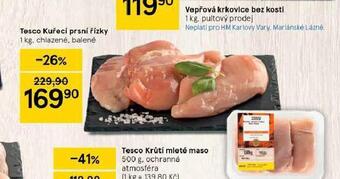 Tesco Kuřecí prsní řízky nabídka