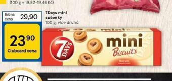 Tesco 7days mini sušenky nabídka