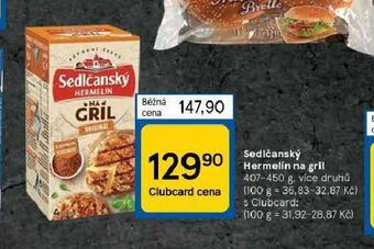 Tesco Sedlčanský hermelín na gril nabídka