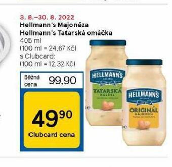 Tesco Hellmann's tatarská omáčka nabídka