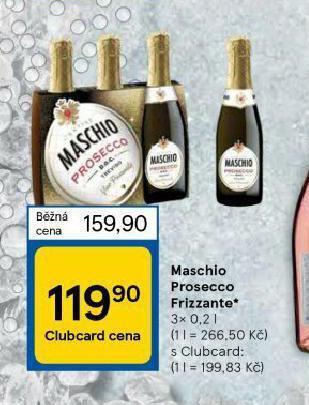 Tesco Maschio prosecco nabídka