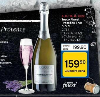 Tesco Prosecco brut nabídka
