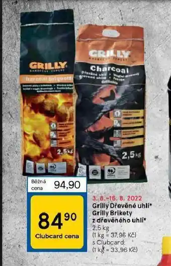 Tesco Brikety nabídka