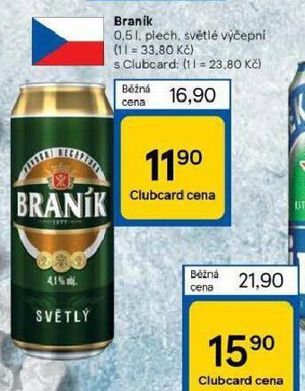 Tesco Pivo braník nabídka
