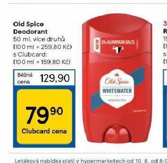 Tesco Old spice deodorant nabídka