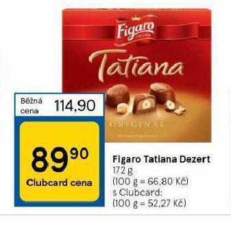 Tesco Figaro tatiana dezert nabídka