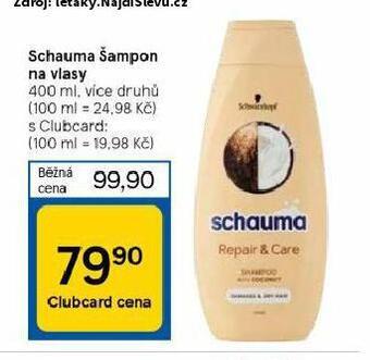 Tesco Schauma šampon nabídka