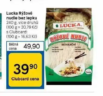 Tesco Rýžové nudle bez lepku nabídka