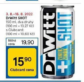 Tesco Drwitt shot nabídka