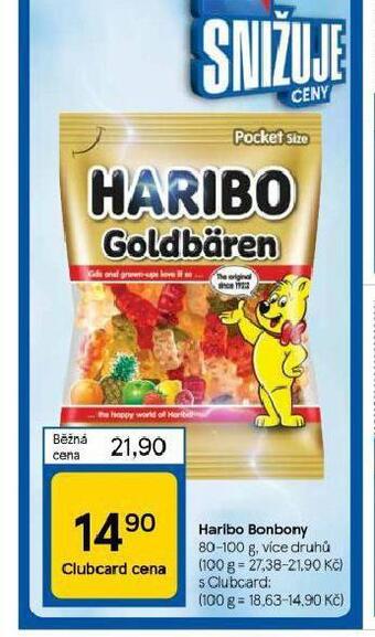 Tesco Haribo bonbony nabídka