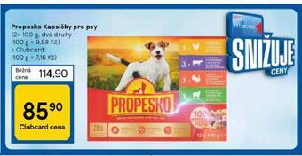 Tesco Propesko kapsičky pro psy nabídka