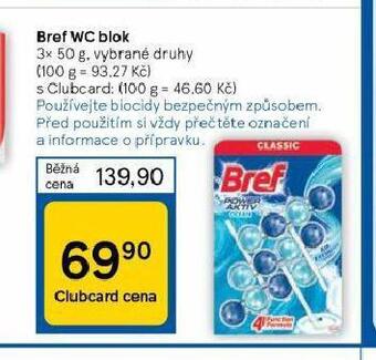 Tesco Bref wc blok nabídka